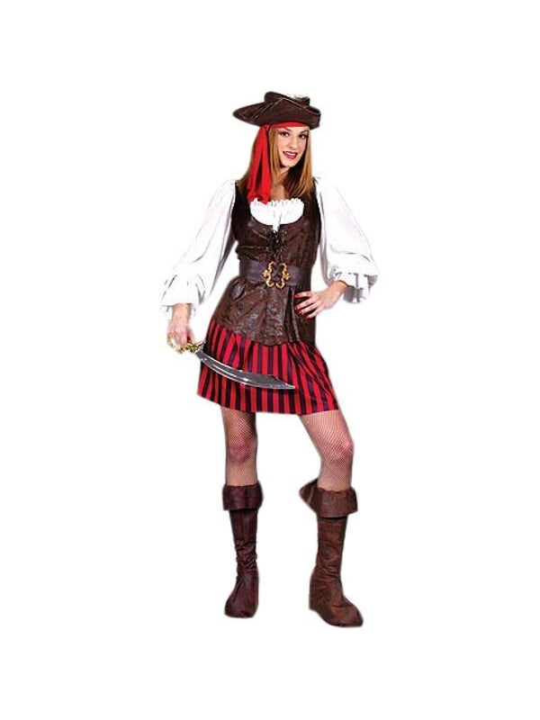 Adult High Seas Buccaneer Pirate Costume