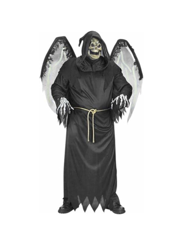 Adult Plus Size Winged Reaper Costume