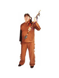 Adult Plus Size Deluxe Indian Warrior Costume