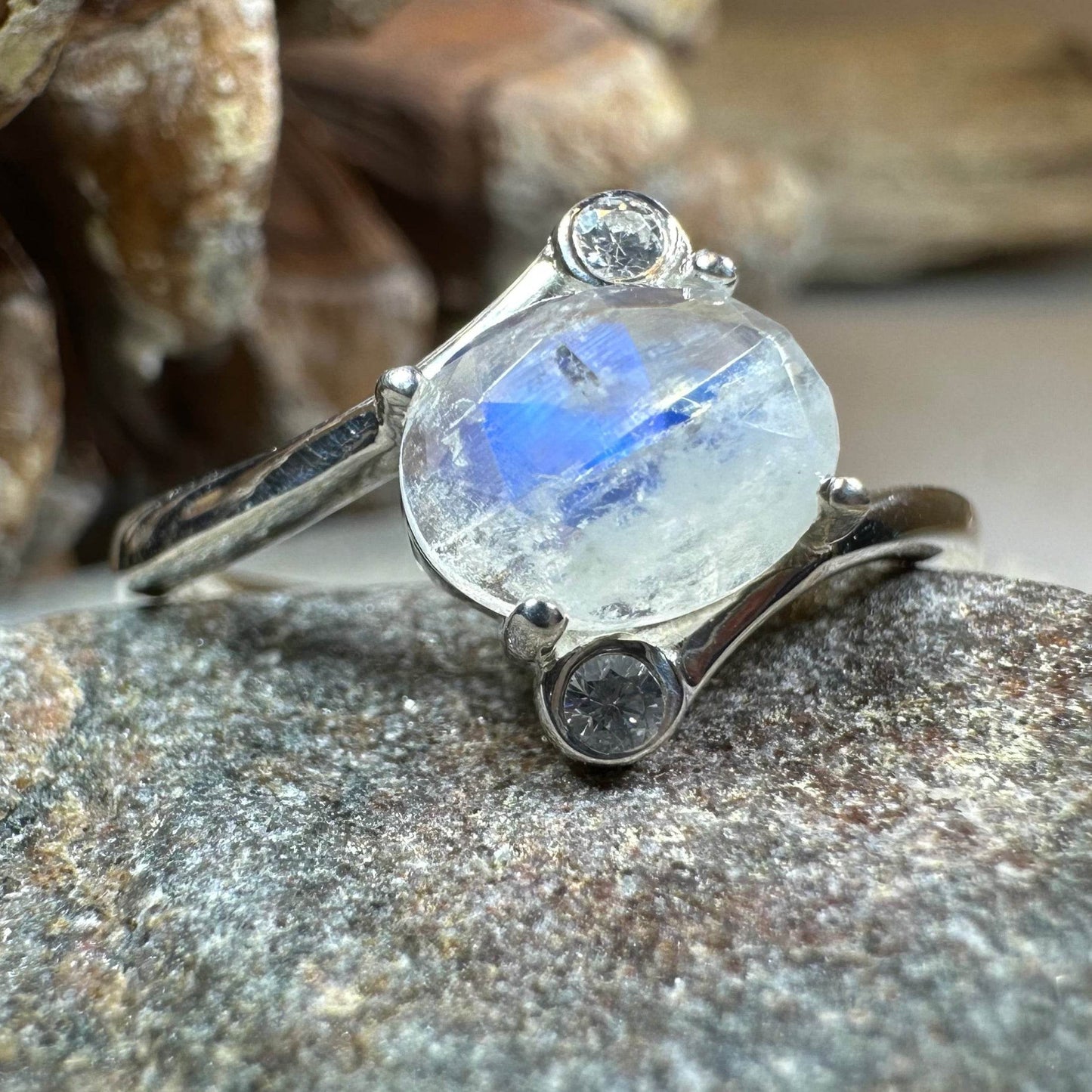 Lysandra Moonstone Ring - 5