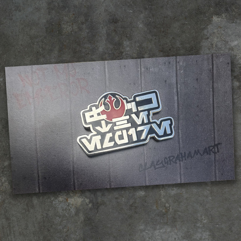 Eff the Empire 1.5" Hard Enamel Pin