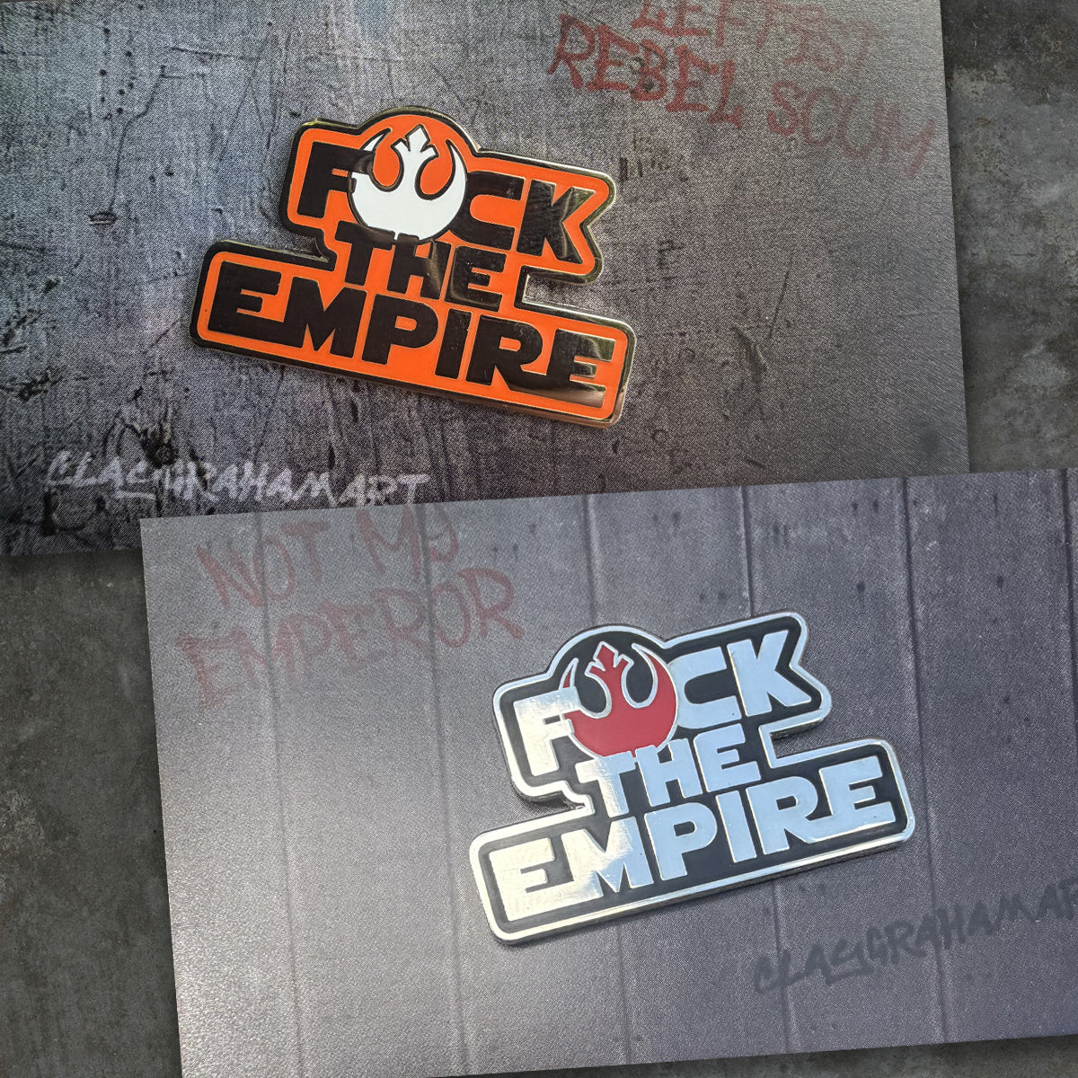 Eff the Empire 1.5" Hard Enamel Pin