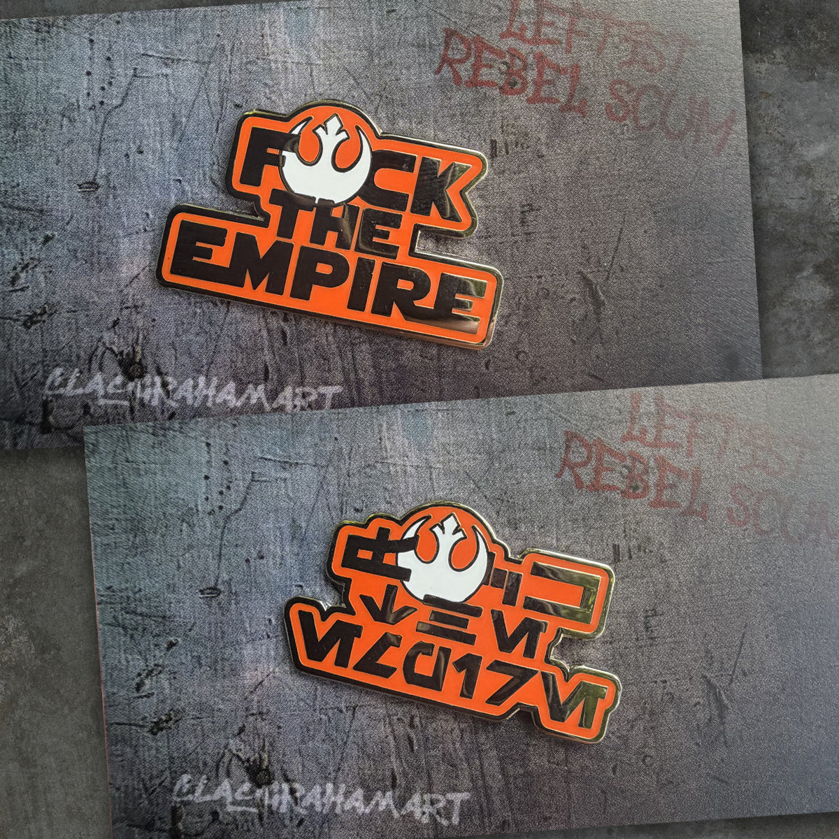 Eff the Empire 1.5" Hard Enamel Pin