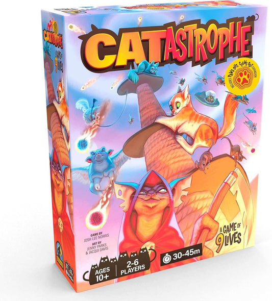CATastrophe: A Game of 9 Lives with Paws Out Expansion Pack - 