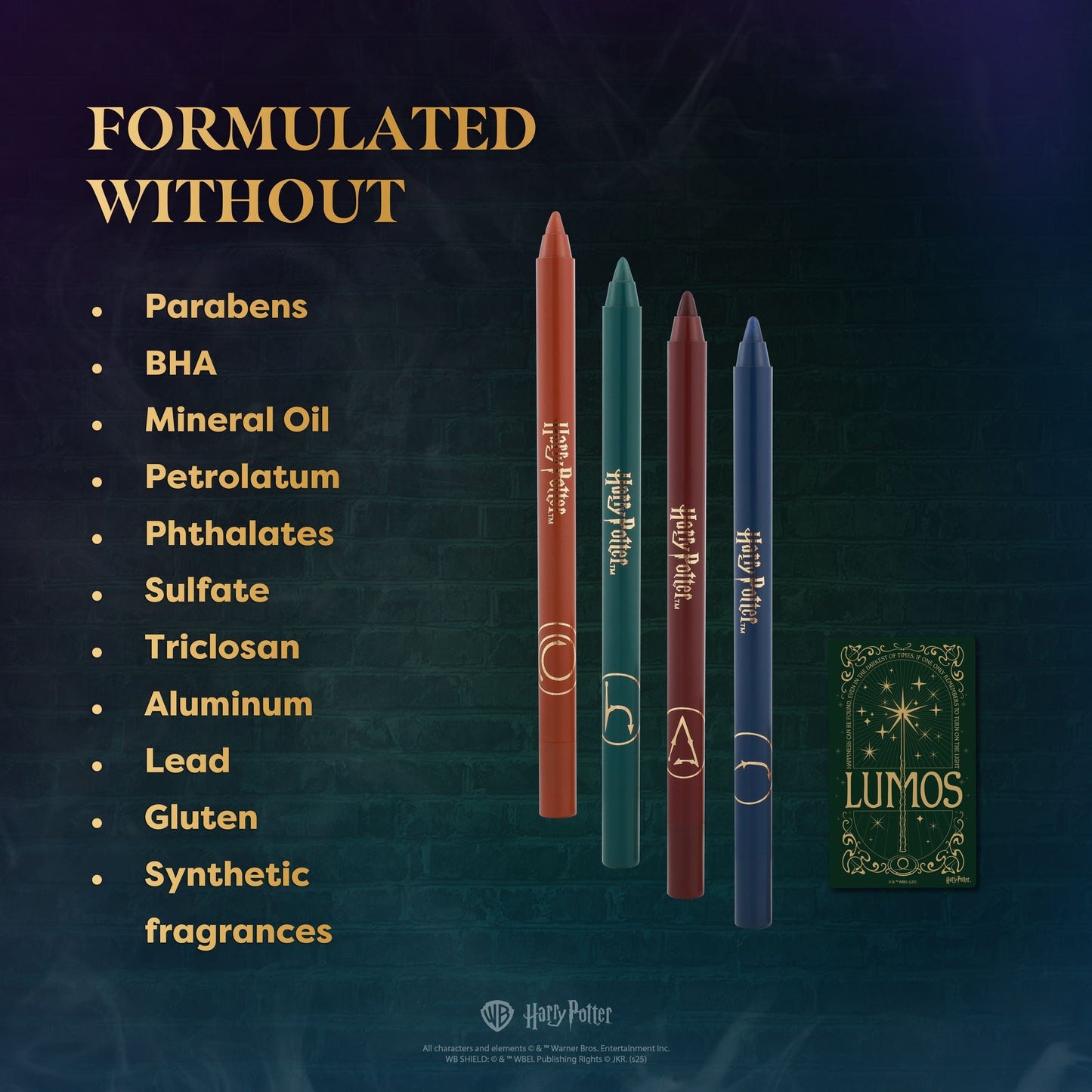 HP Dark Arts | Spells and Charms Liner Pencil Set