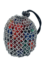 Futhark Handmade Chainmail DND Dice Bag – Medieval-Style D&D Dice Bag for RPG Polyhedral Dice Storage – DND Accessories: Ultra Durable Metal Dice Bag. Great DND Gift/DM Gift
