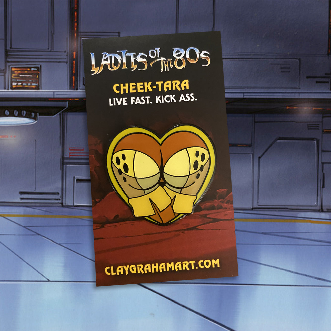 Ladies of the 80s 1.5" soft enamel pins