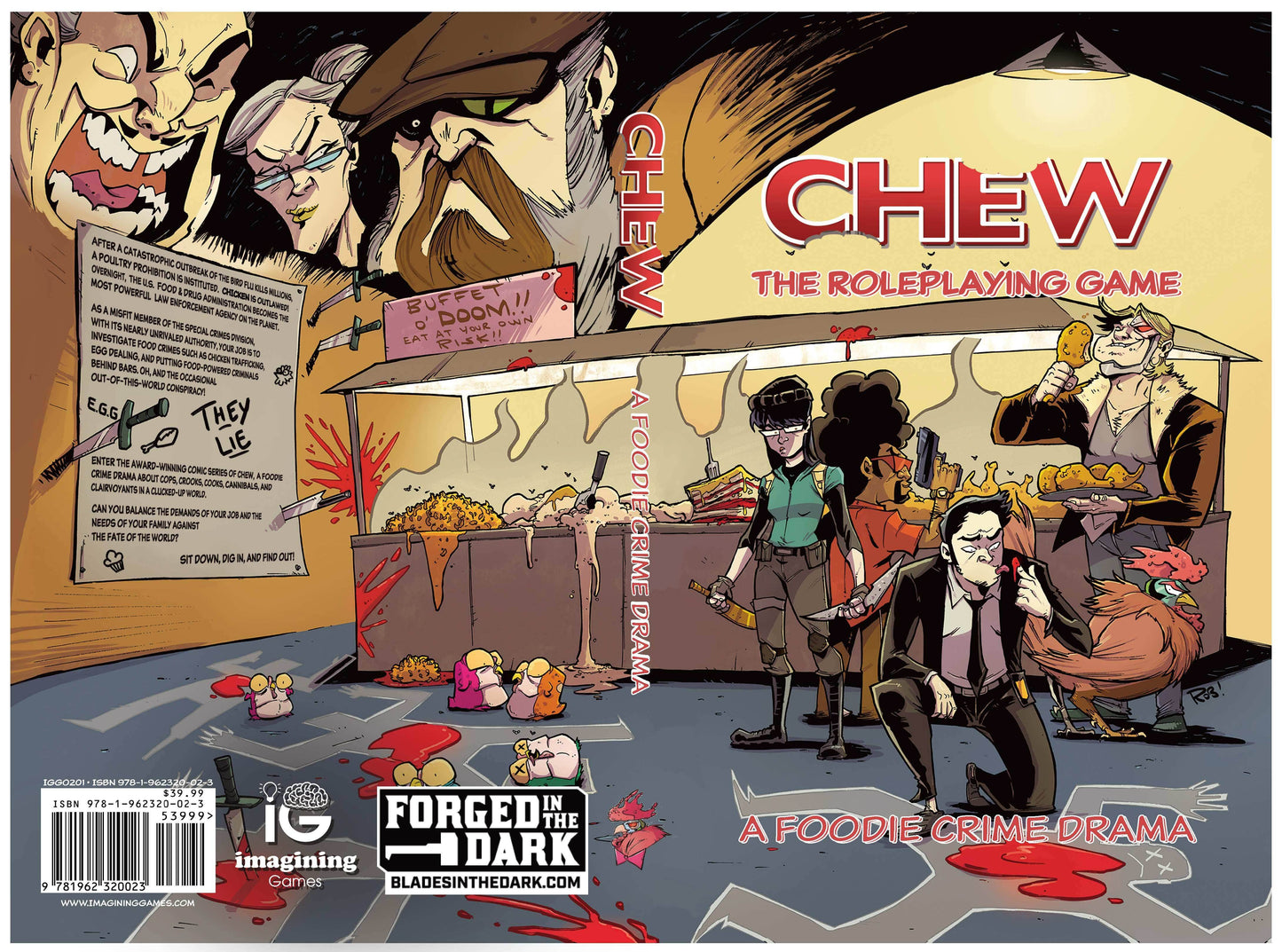 CHEW: The Roleplaying Game - Paperback + PDF