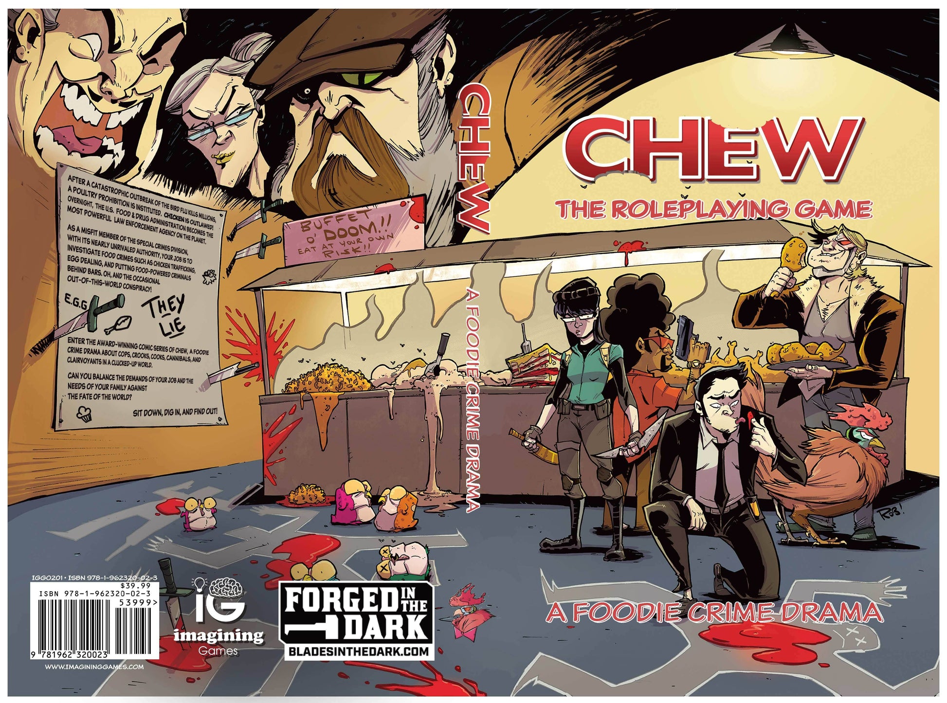 CHEW: The Roleplaying Game - Paperback + PDF