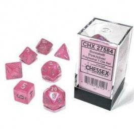 Chessex 7-Die Set - Aqua/Silver