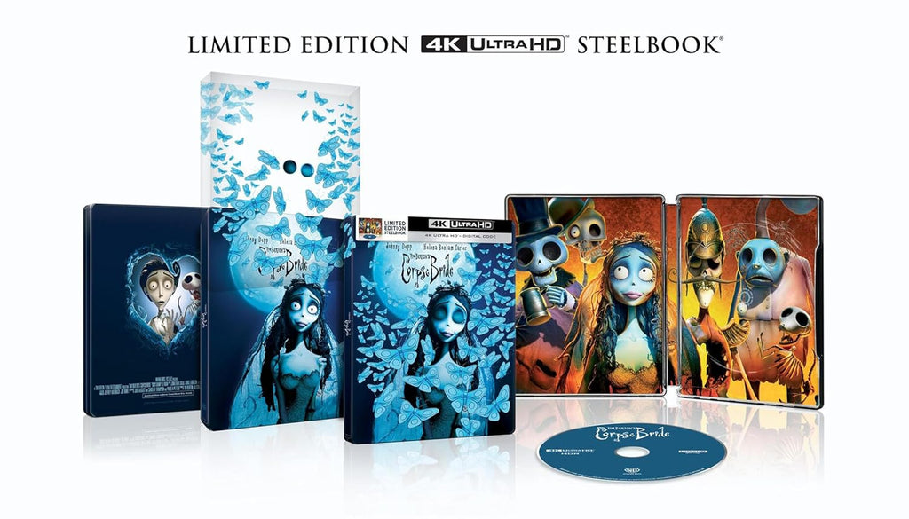 Tim Burton's Corpse Bride - Limited Edition Steelbook (4K UHD + Digital Copy)