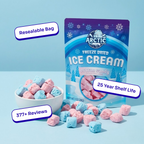 Freeze Dried Ice Cream That Does Not Melt (Bits) Cotton Candy Mix