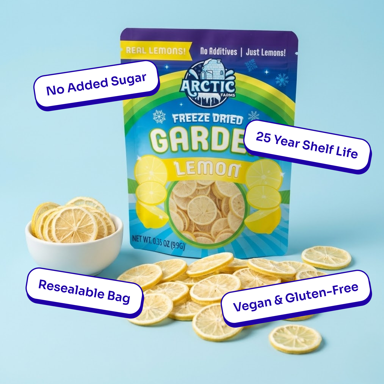 Freeze Dried Lemon Slices