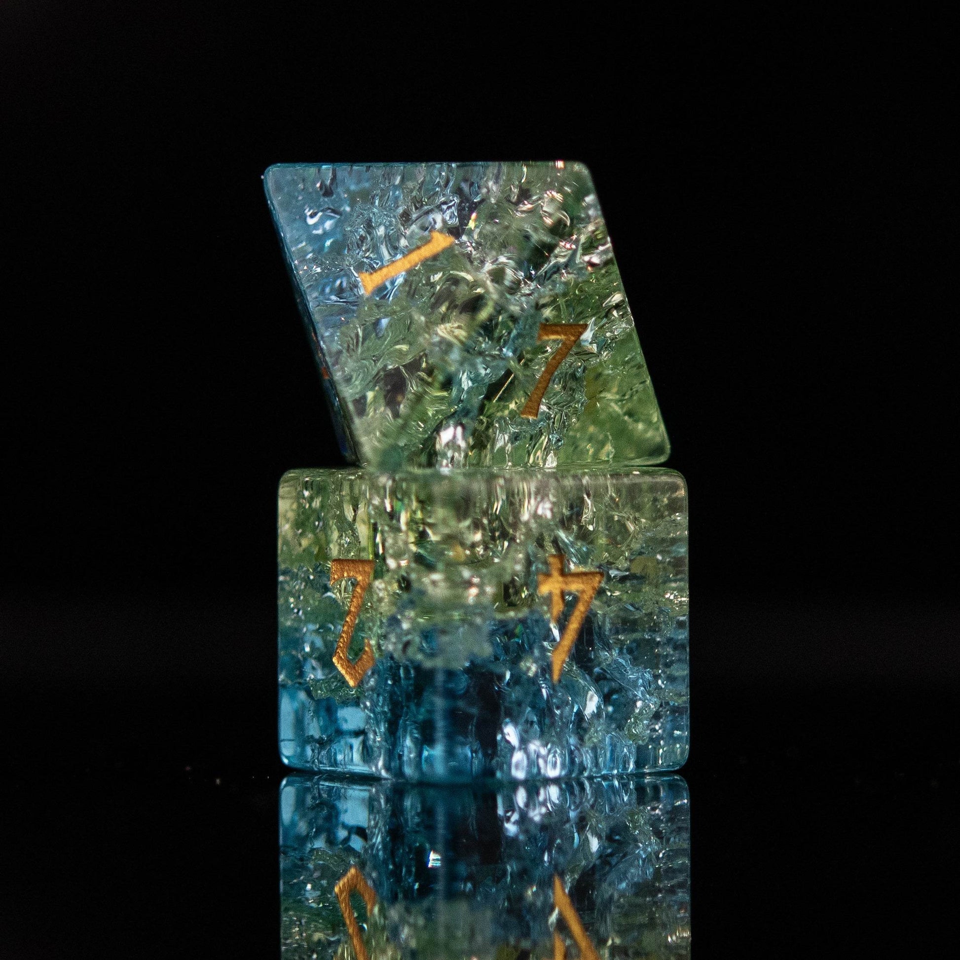 Calypso Shattered Glass Dice Set - 