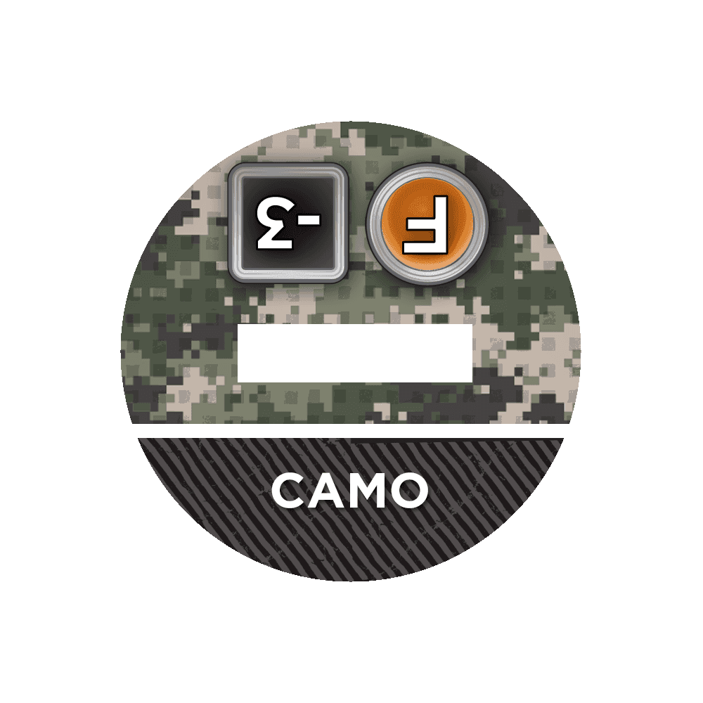 N4 Bases for 3D Markers - 25mm / Camo -3 / F