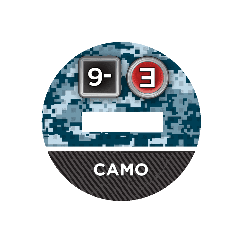 N4 Bases for 3D Markers - 25mm / Camo -6 / E