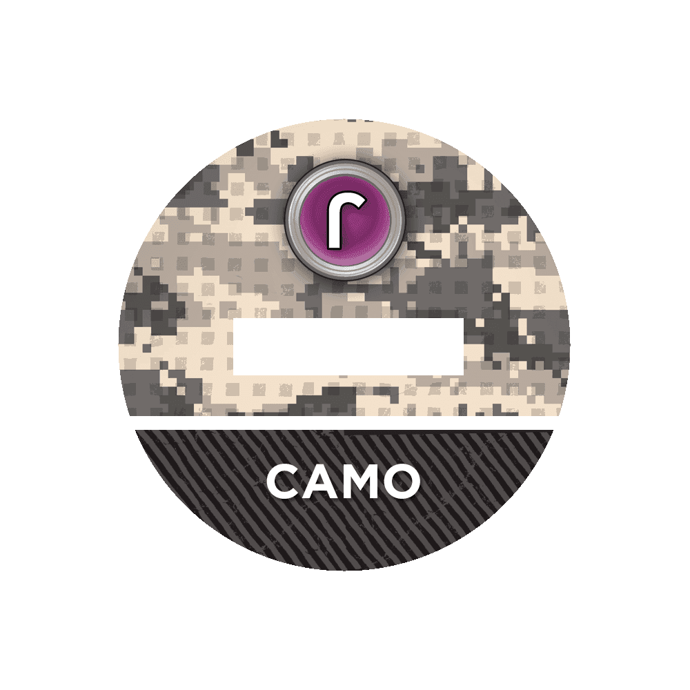 N4 Bases for 3D Markers - 25mm / Camo / J