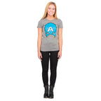 Captain America Big Blue A Mask T-Shirt - S