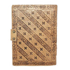 Celestial Leather Journal with Latch Closure - 