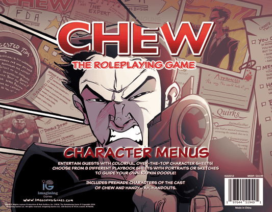 CHEW: Character Menus (RPG Supplement) - 