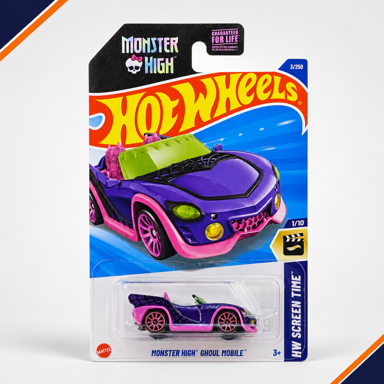 Hot Wheels Monster High Ghoul Mobile - Screen Time Series 1/10 (Ver 3)