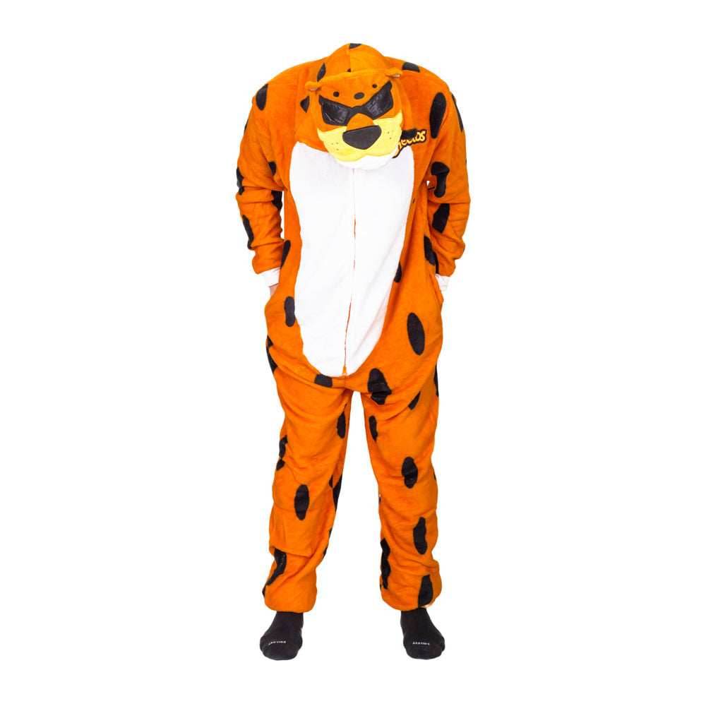 Chester Cheetos Adult Onesie Pajama Jumpsuit Halloween Costume - S