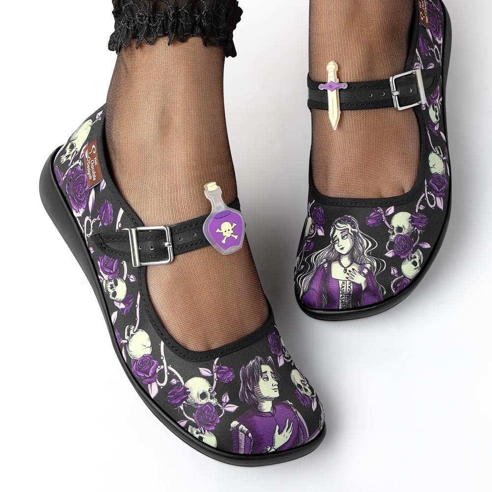 Chocolaticas® Romeo And Juliet Women's Mary Jane Flat - 