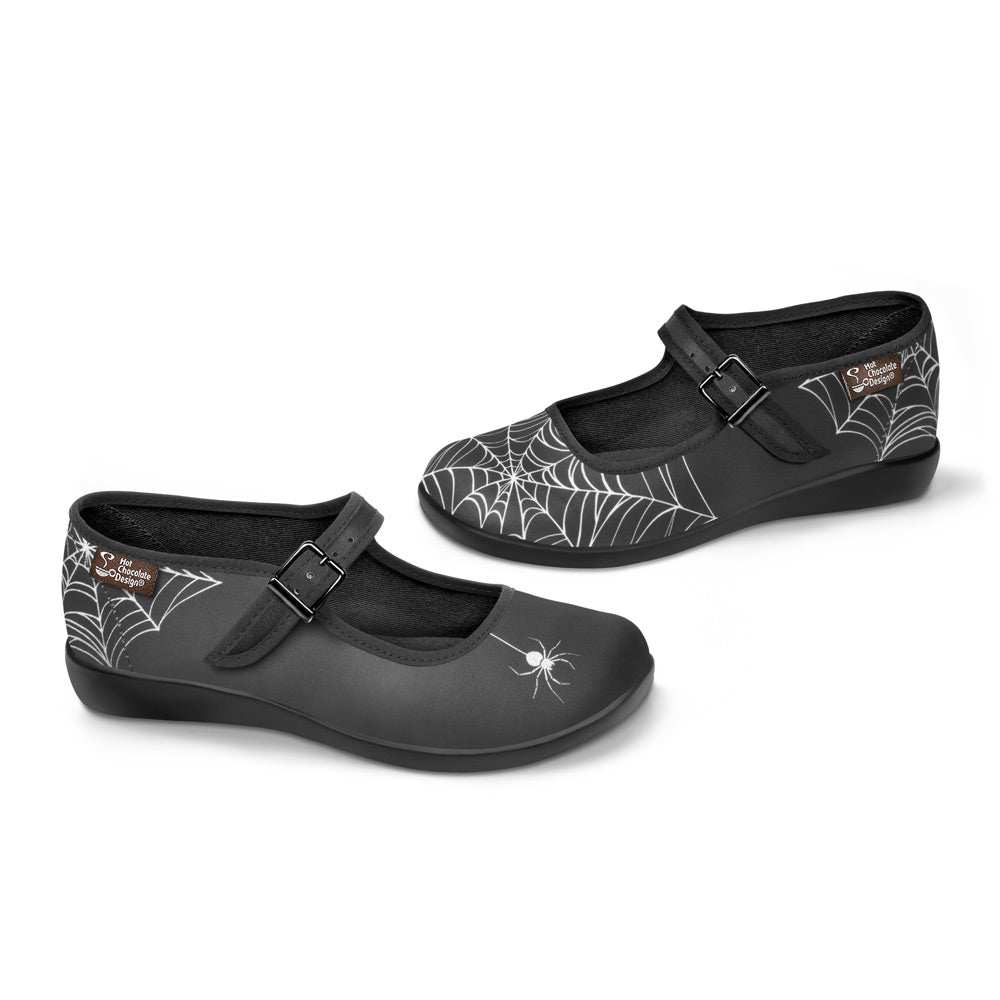 Chocolaticas® Spider Women's Mary Jane Flat - 