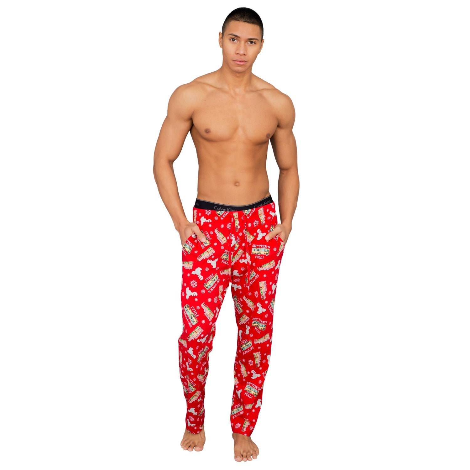 Christmas Vacation Shitter's Full Red Lounge Pants