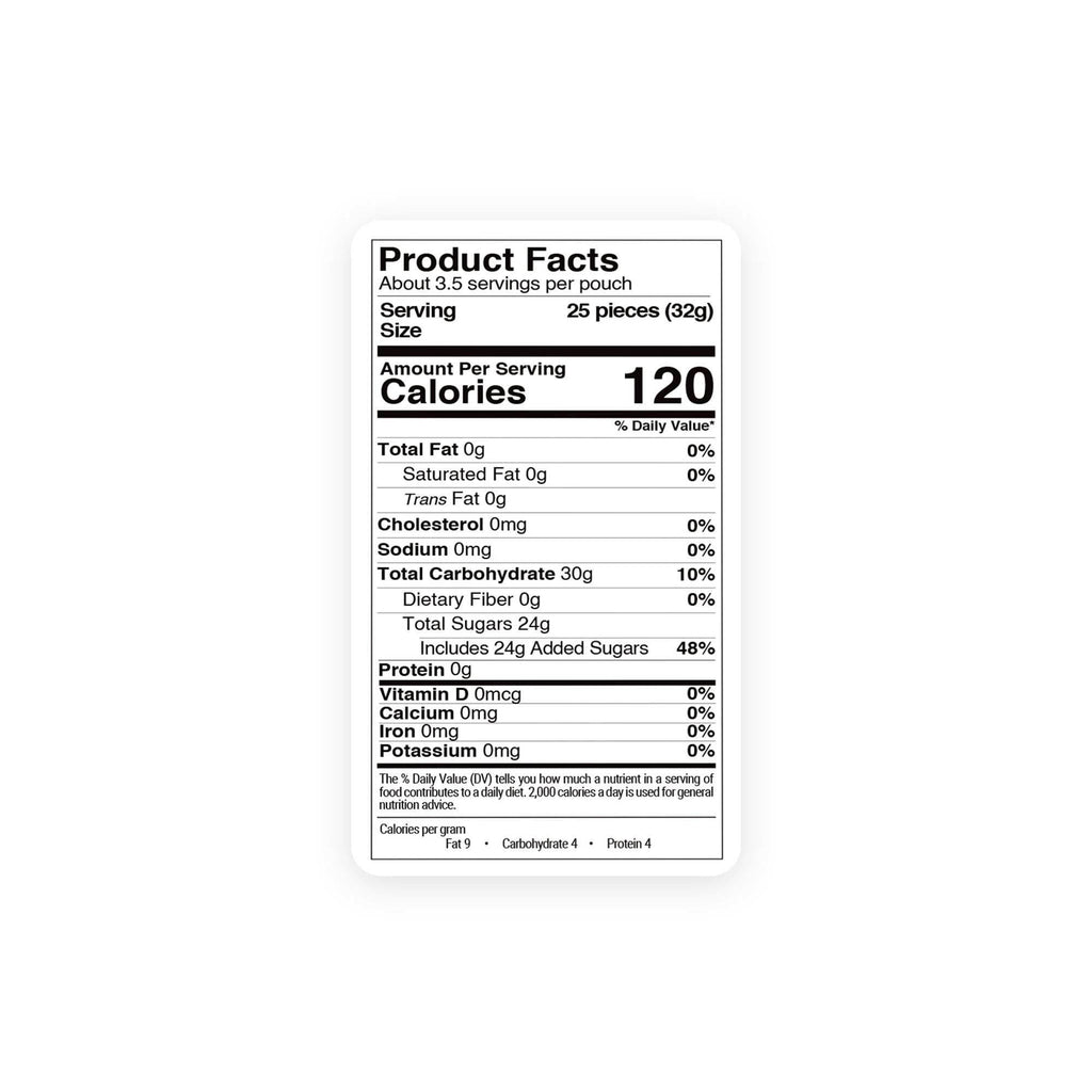Crispy Candies - Sweet & Tangy Clusters Freeze Dried Candy 114g - 