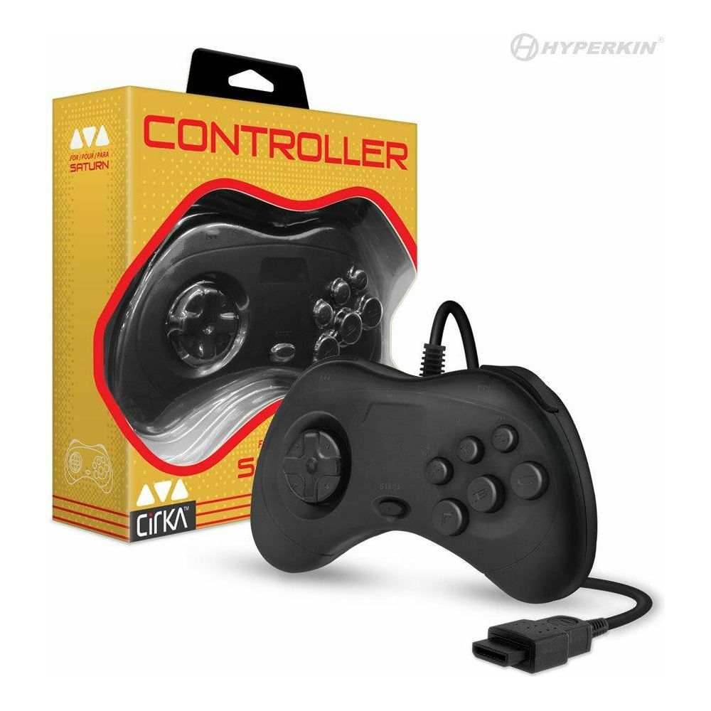 Black Controller Compatible With Sega Saturn™ - Role-Players