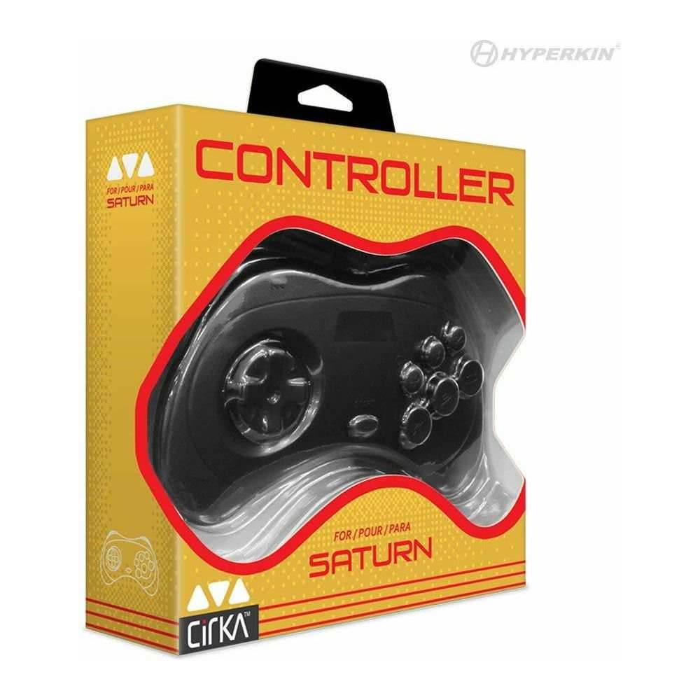 Black Controller Compatible With Sega Saturn™ - Role-Players