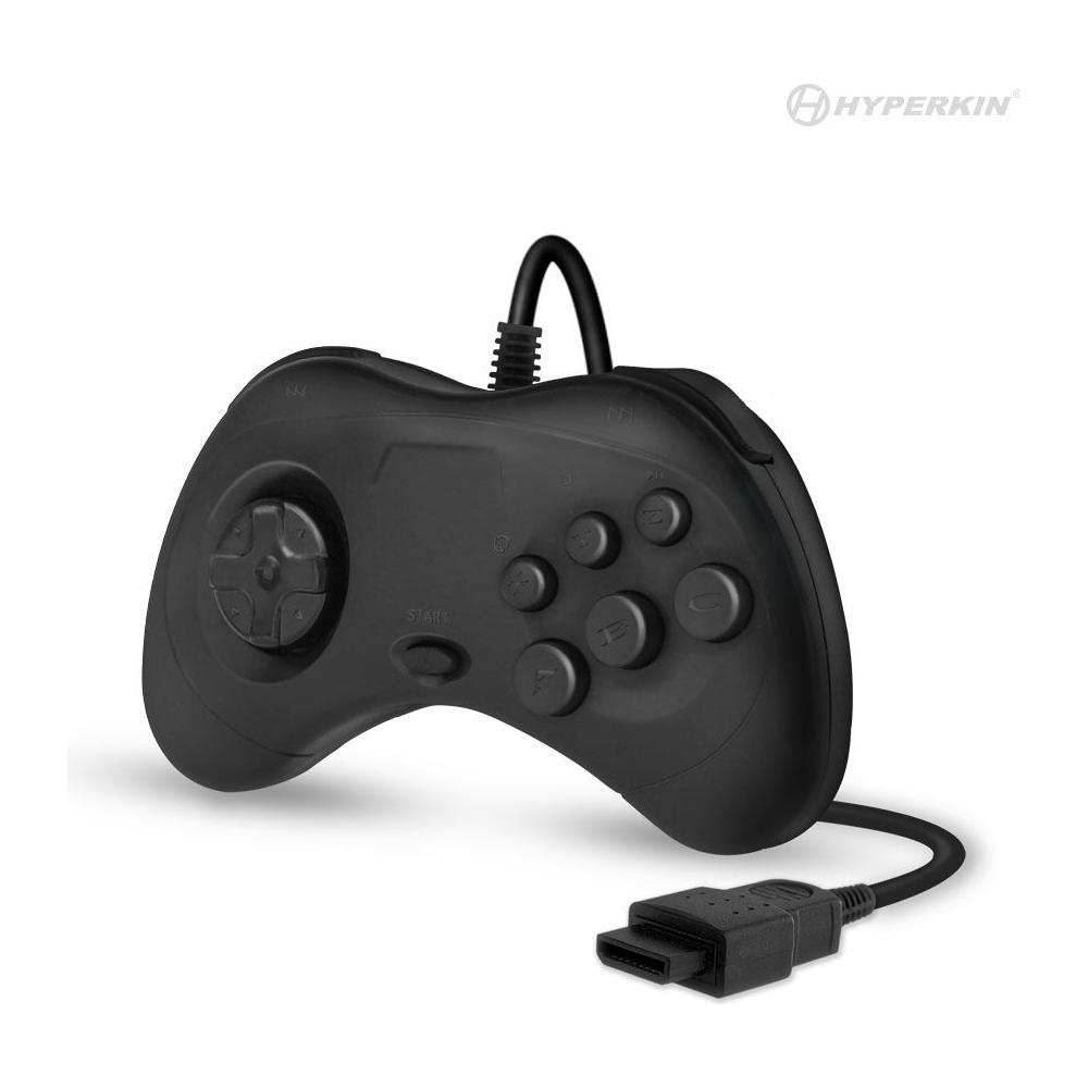 Black Controller Compatible With Sega Saturn™ - Role-Players