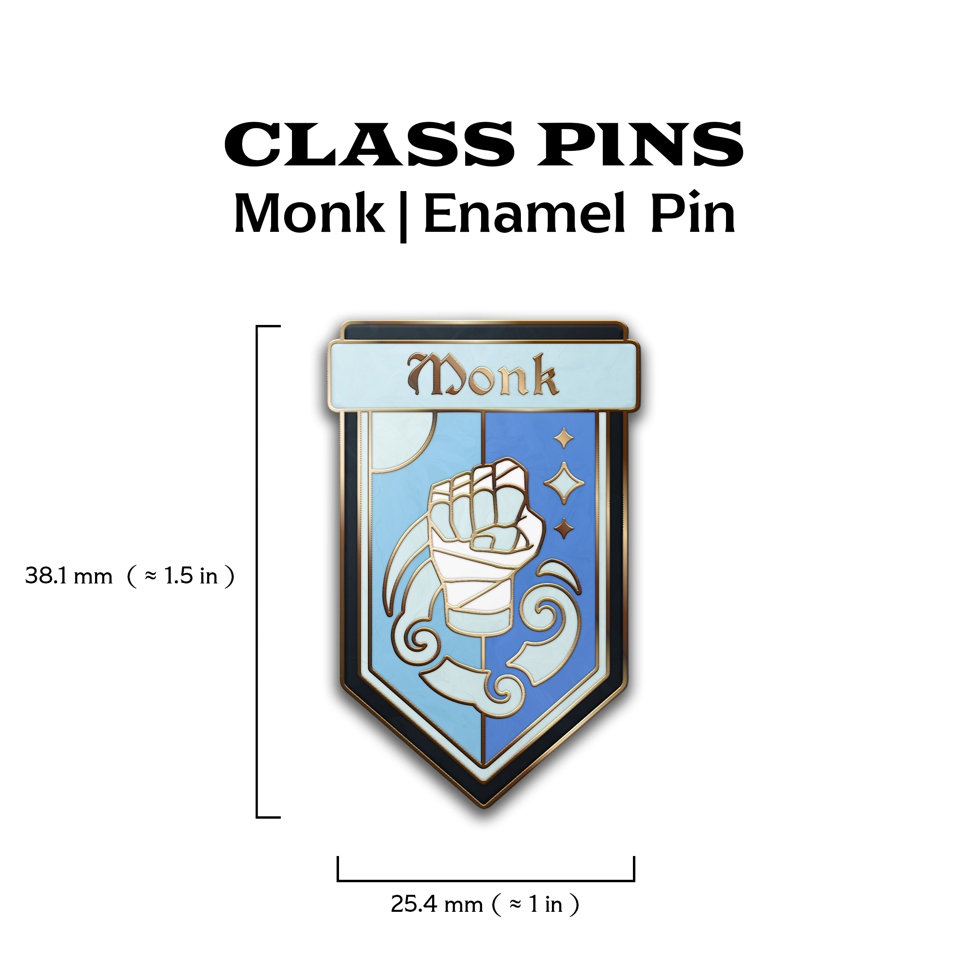 Class Pin - Monk