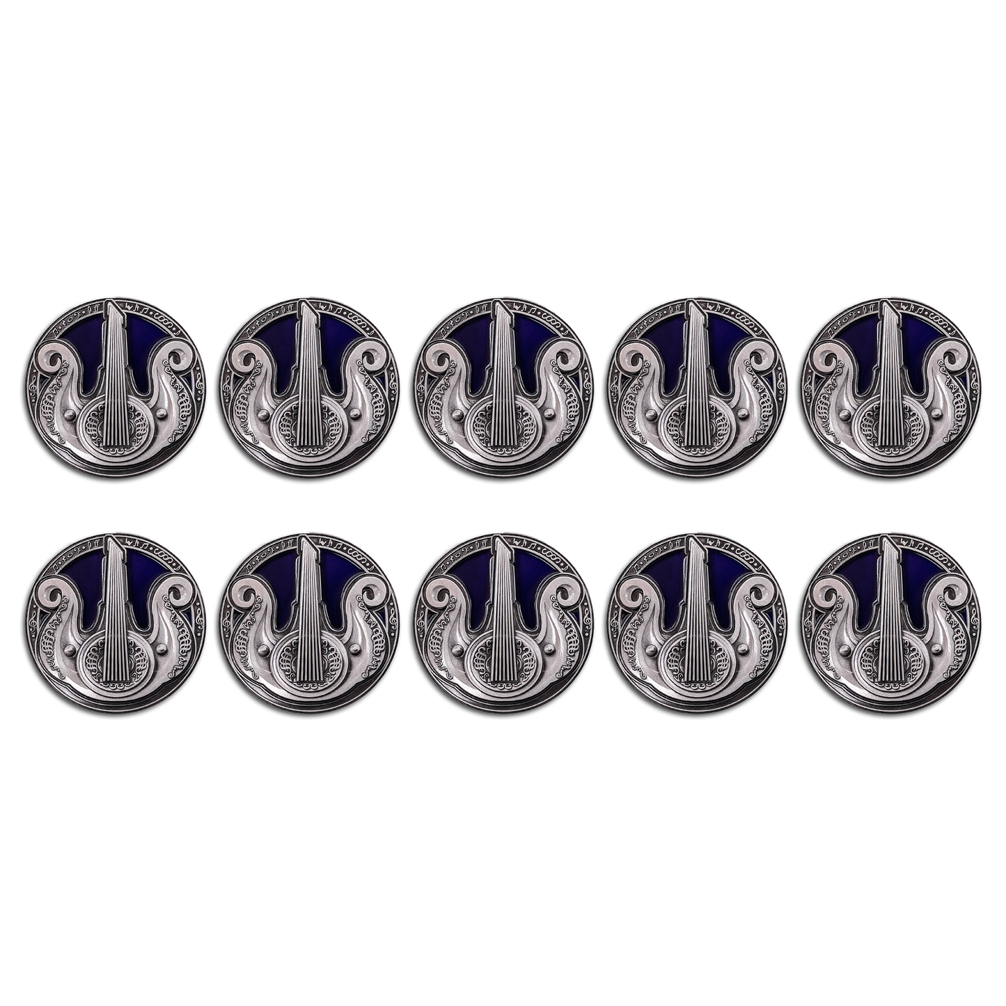 Class Coins - Bard Metal Coins Set of 10