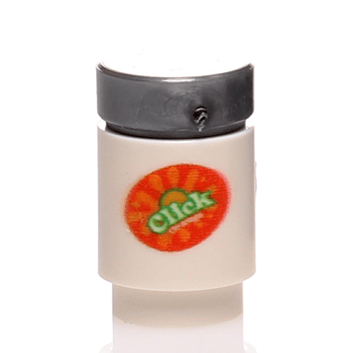 B3 Customs® Printed Click Orange Soda Can - 
