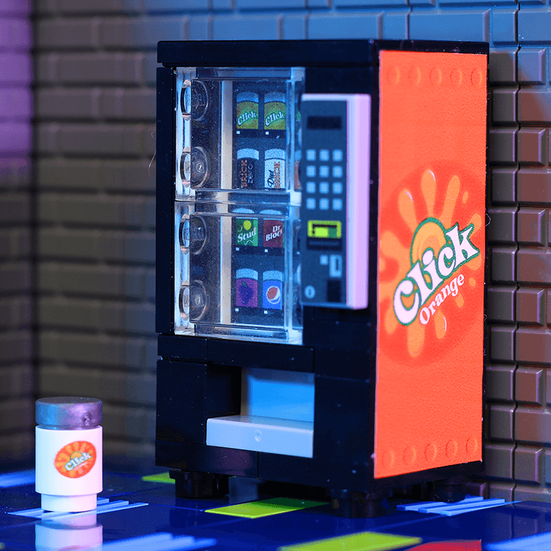 Orange Click - B3 Customs Soda Vending Machine - 
