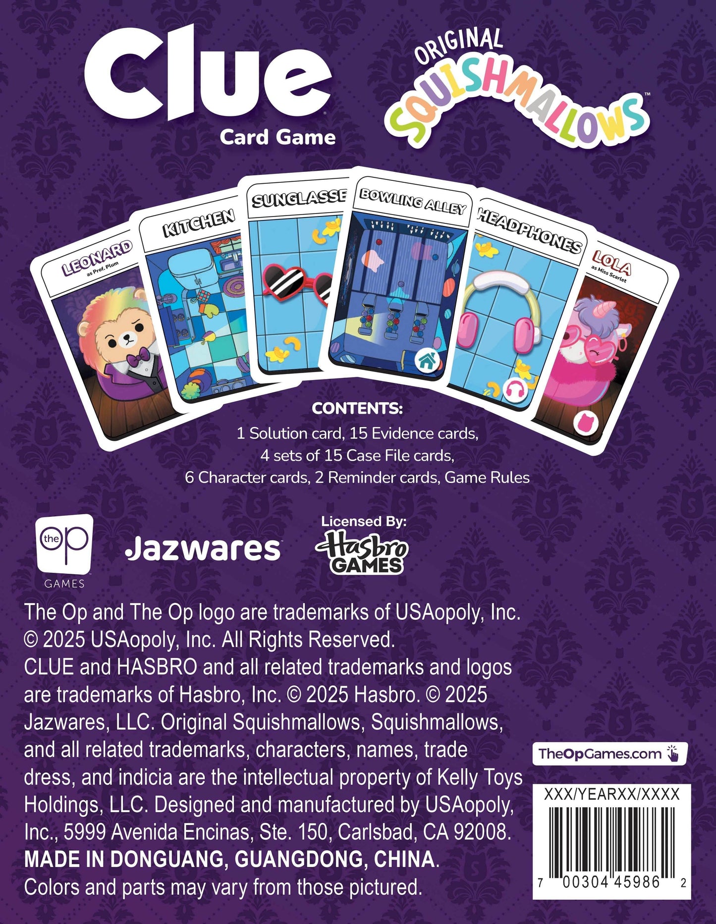 Clue® Card Game: Original Squishmallows™ - 