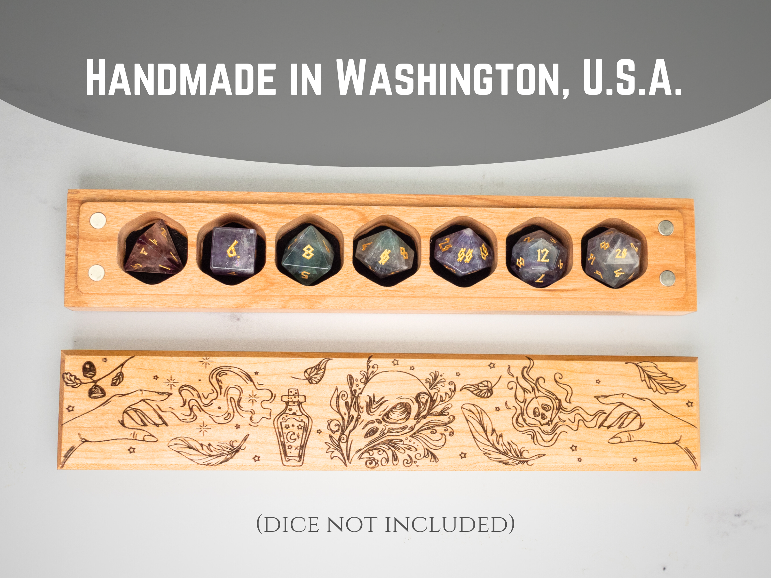 Witchy Things | Engraved Council of 7 Dice Vault