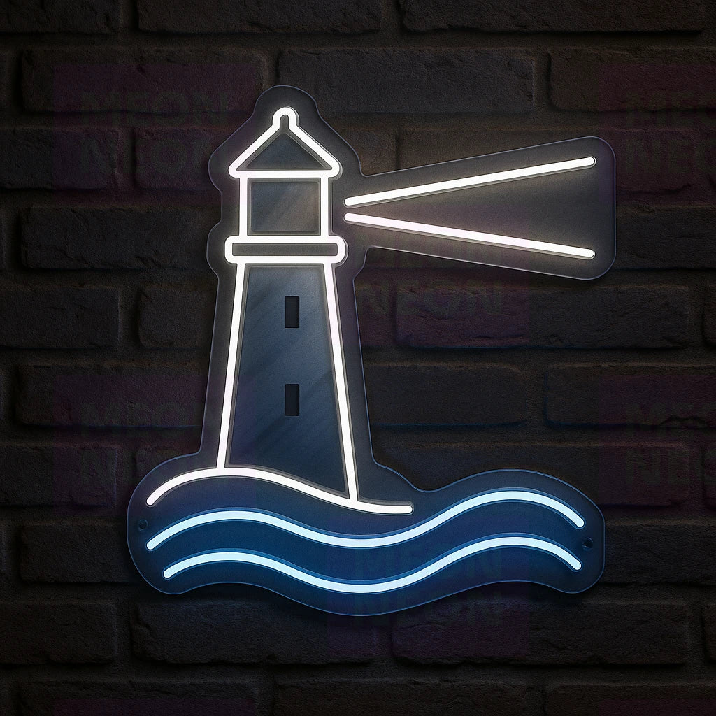 Coastal CT Lighthouse LED Neon Sign