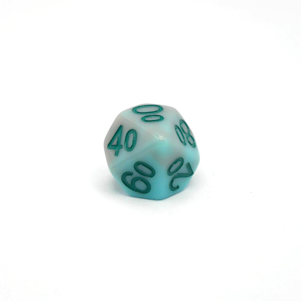 Coastal Memories - 7 Piece DnD Dice Set | Acrylic RPG Gaming Dice - 