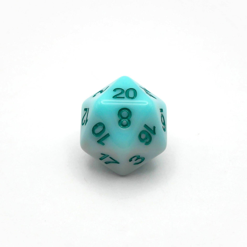 Coastal Memories - 7 Piece DnD Dice Set | Acrylic RPG Gaming Dice - 