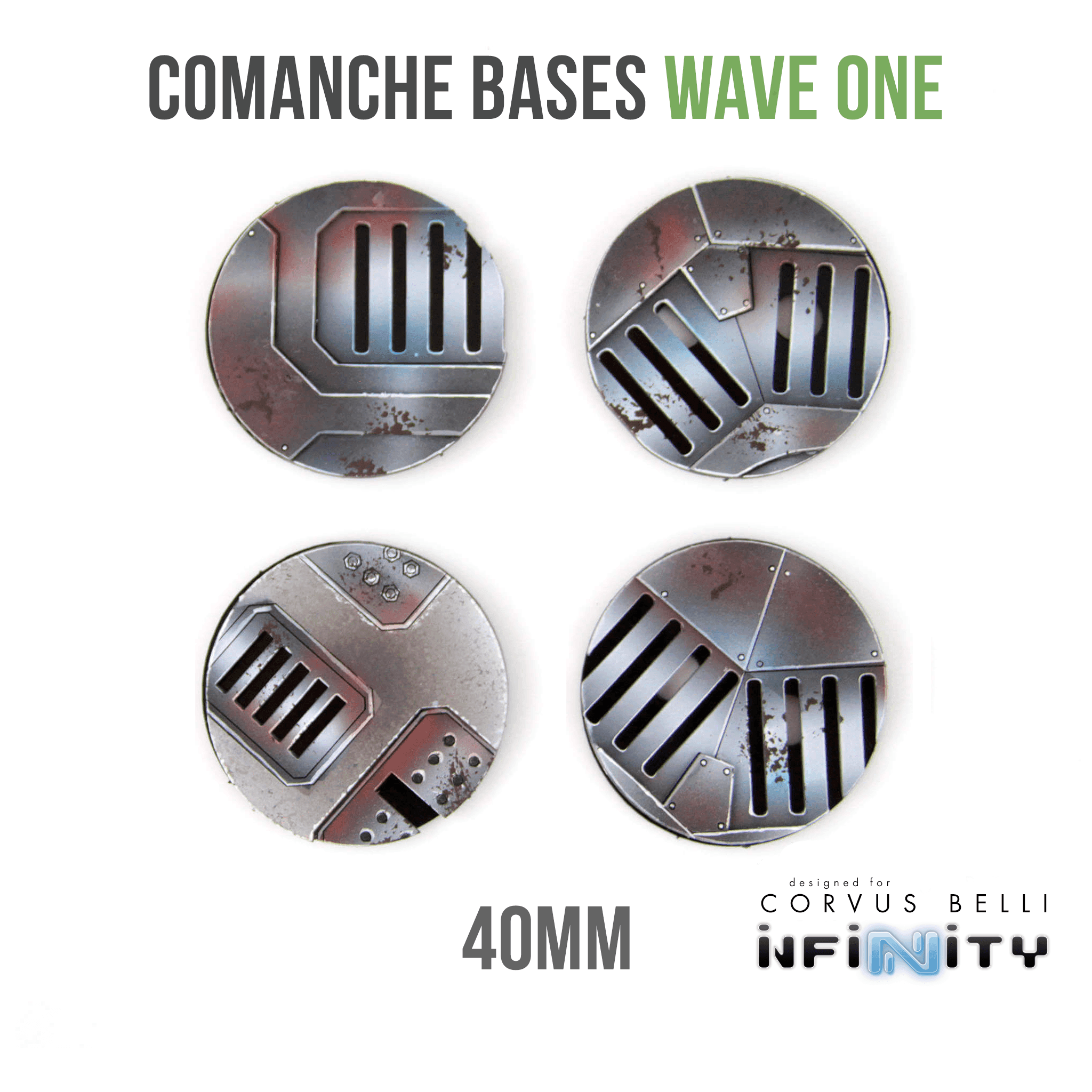Comanche Bases - 40mm (4)