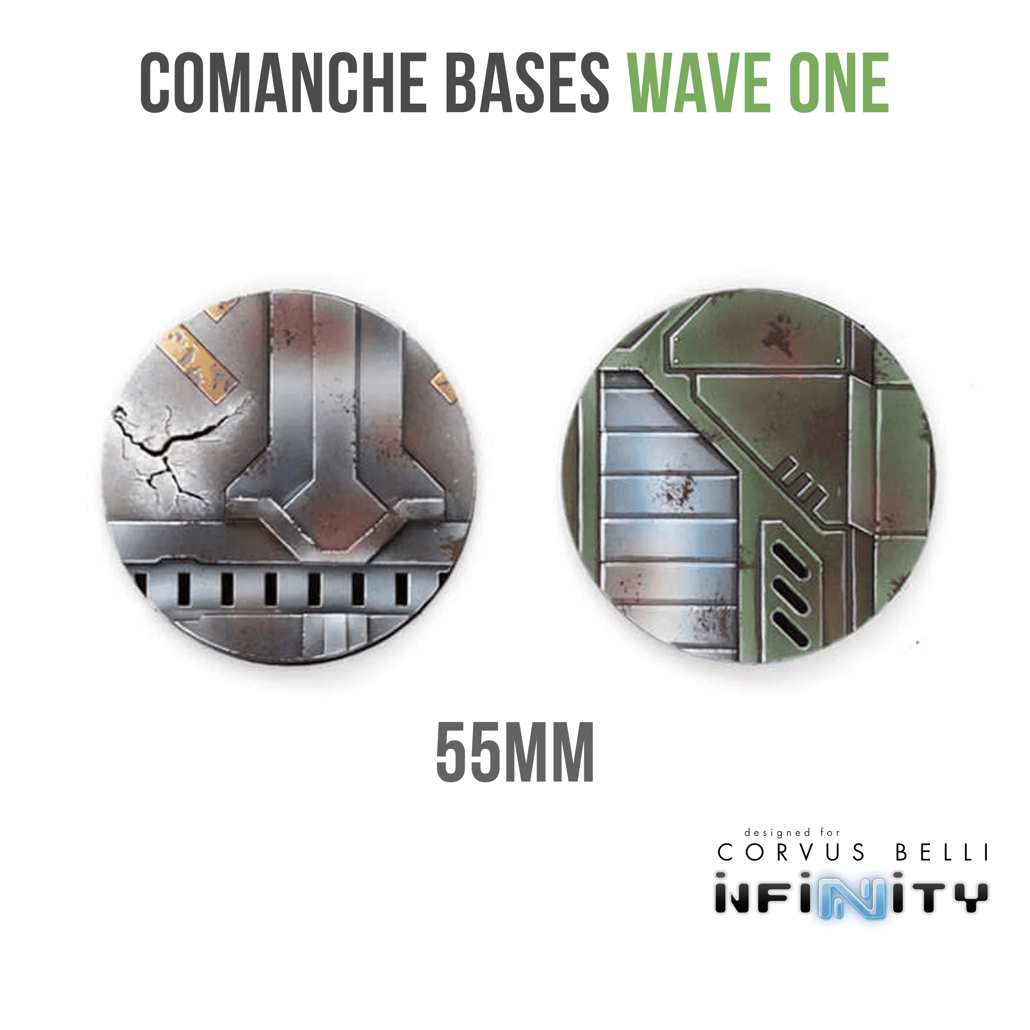 Comanche Bases - 55mm (2)