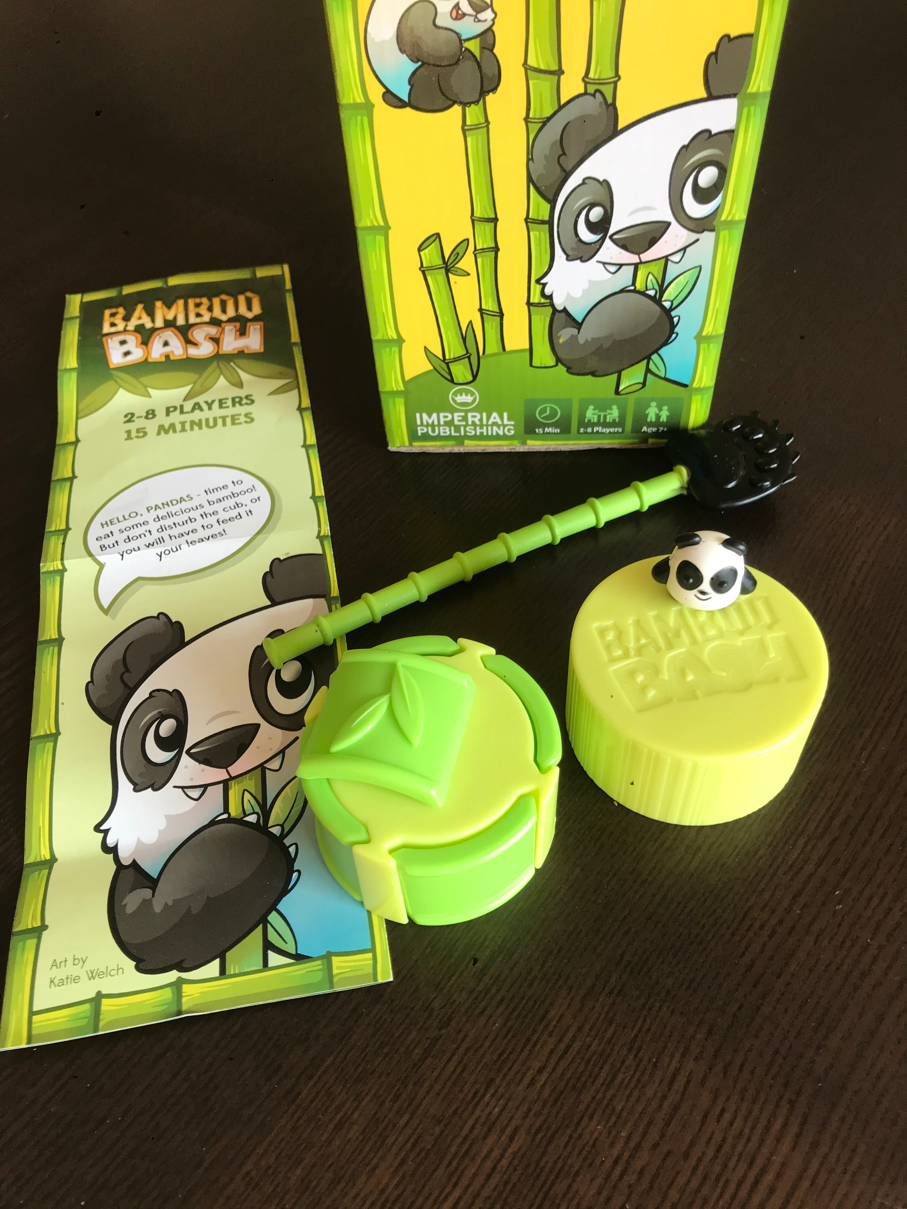 Bamboo Bash 2-8 Player Panda Dexterity Game  -