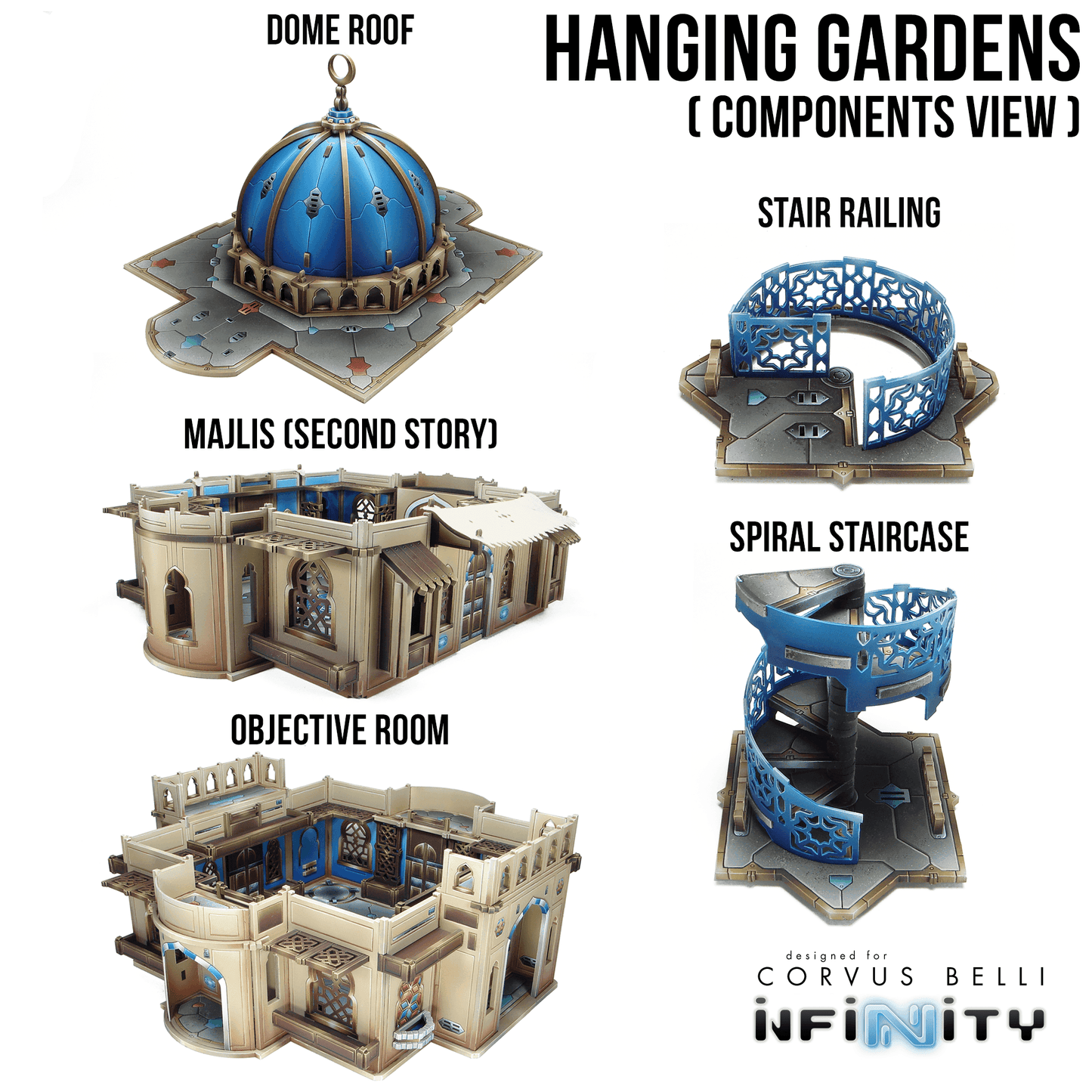 Alcazaba Hanging Gardens (W/ Spiral Staircase) - Hanging Gardens