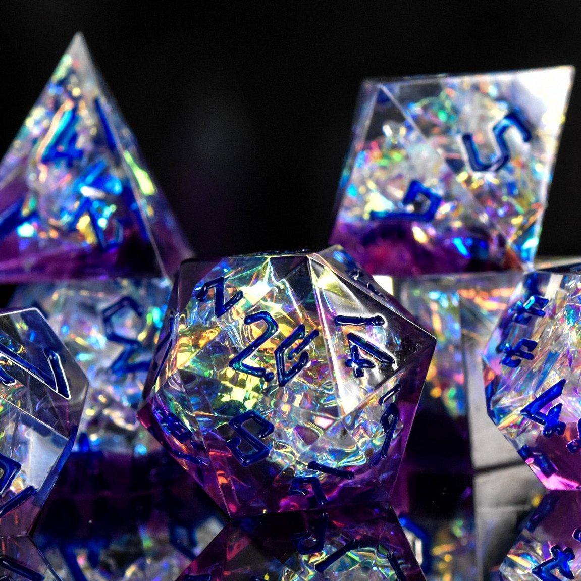 Conjure Elemental Sharp-Edged Resin Dice Set