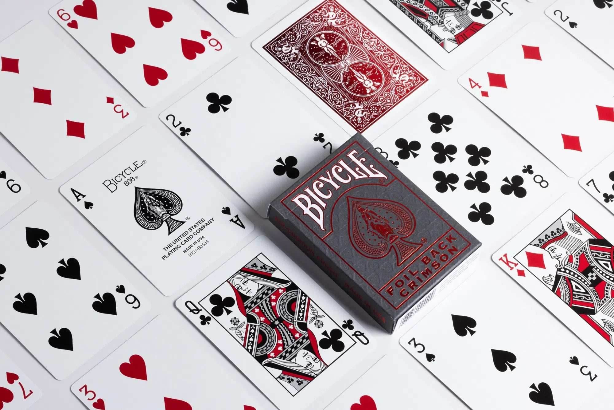 Bicycle Metalluxe Red Foil Back Playing Cards - 