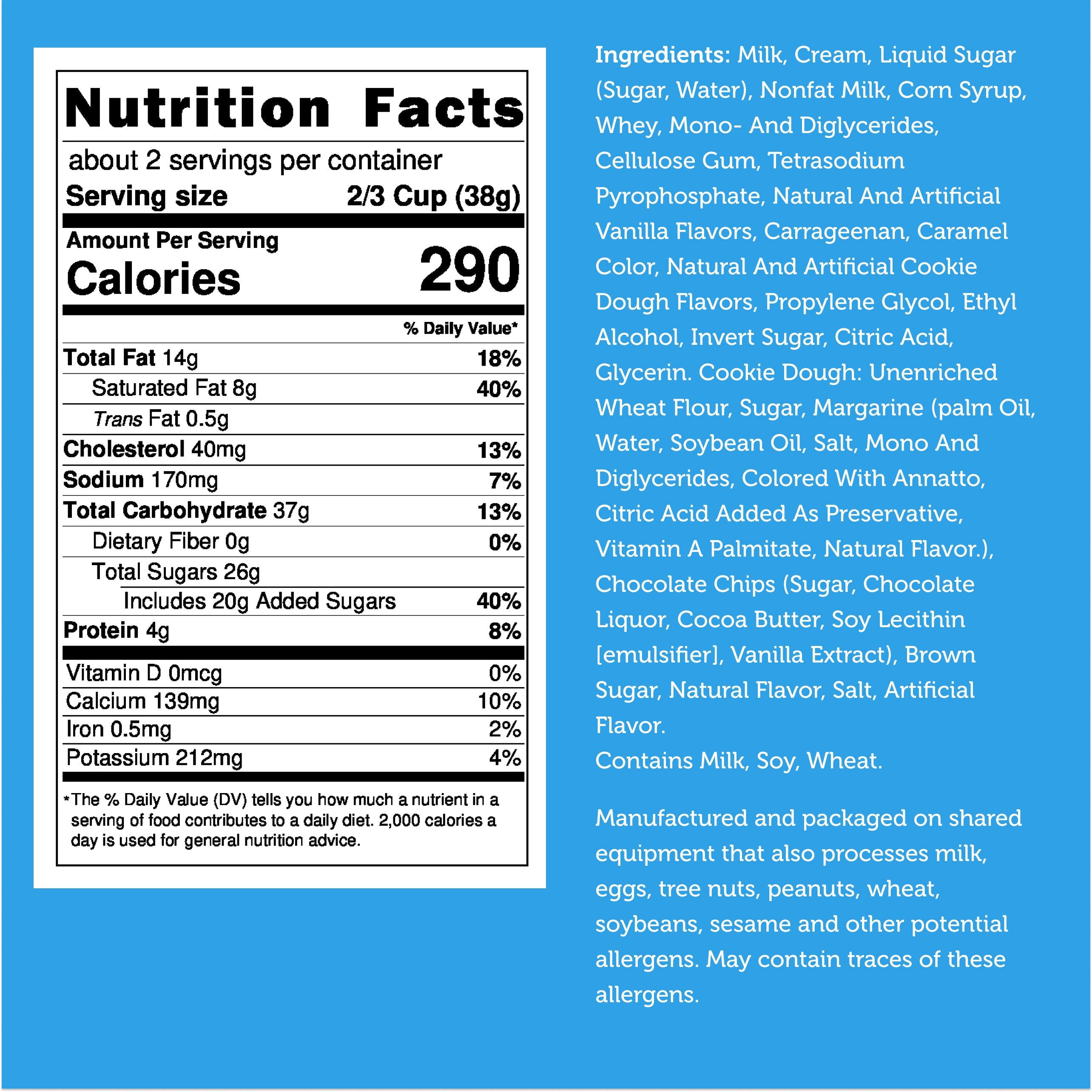 Freeze Dried Ice Cream That Does Not Melt (Bits) Cookie Dough