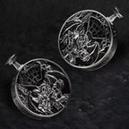 Unique Metal DND Spinning Dice Pocket Watch